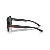 Prada Linea Rossa PSA06S DG002G-59 Black Rubbero / Dark Grey Polarised Lenses