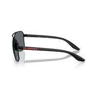 Prada Linea Rossa PSA53S DG05Z1-62 Rubber Black / Dark Grey Polarised Lenses