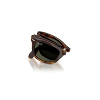 Ray-Ban RB4105 710/31-50 Wayfarer Folding Havana / Green Lenses