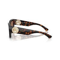 Burberry BE4472U 300273-53 Dark Havana / Dark Brown Lenses