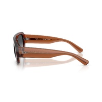 Ray-Ban RB2218 6678T3-55 Transparent Brown / Grey Gradient Polarised Lenses
