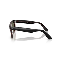 Ray-Ban RB2240 144058-50 Wayfarer Black On Havana / Green Polarised Lenses