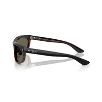 Ray-Ban RB2489 144058-62 Balorama Black On Havana / Green Polarised Lenses