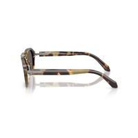 Giorgio Armani AR8244 6301B1-49 Brown Yellow Havana / Dark Grey Lenses