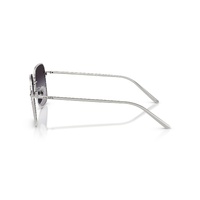Prada PRC54SD 1BC90A-57 Silver / Grey Gradient Lenses