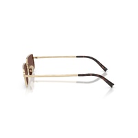 Prada PRA60S ZVN80T-59 Pale Gold / Black Chocolate Lenses