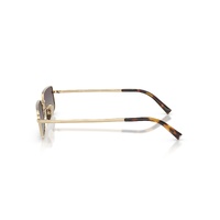 Prada PRA60S ZVN30C-59 Pale Gold / Blue Gradient w Silver Mirror Lenses
