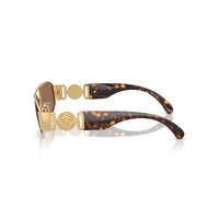 Versace VE2287 100273-58 Gold / Dark Brown Lenses