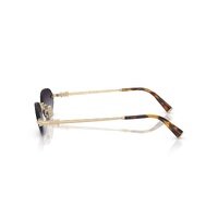 Miu Miu MUA54S ZVN5D1-51 Pale Gold / Grey Gradient Lenses