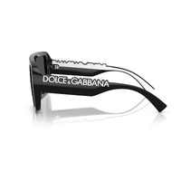 Dolce & Gabbana DG6204 501/87-34 Black / Dark Grey Lenses