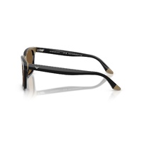 Emporio Armani EA4260 631373-55 Black w Beige / Brown Lenses