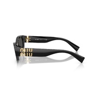 Miu Miu MUB04S 16K08Z-53 Black / Dark Grey Lenses