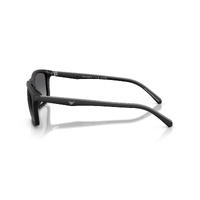 Emporio Armani EA4257U 500181-57 Matte Black / Grey Gradient Polarised Lenses