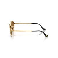 Ray-Ban RB3775M F133W4-54 Scuderia Ferrari Collection Legend Gold / Light Brown Mirror Gold Lenses