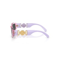 Versace Kids VK4429U 552687-48 Transparent Lavendar / Dark Grey Lenses