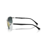 Ray-Ban RB3671CH 9144J0-60 Black On Silver / Gold Gradient Mirror Polarised Chromance Lenses