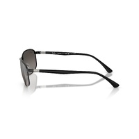 Ray-Ban RB3671CH 186/5J-60 Black On Black / Silver Mirror Polarised Chromance Lenses