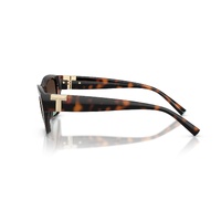 Tiffany & Co TF4255U 80155D-56 Havana / Azure Brown Gradient Lenses