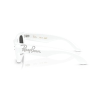 Ray-Ban RB4940B 686387-47 Wayfarer Puffer White w Strass / Dark Grey Lenses