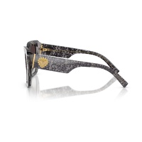 Dolce & Gabbana DG4538 34718G-54 Print Black Lace / Grey Gradient Lenses
