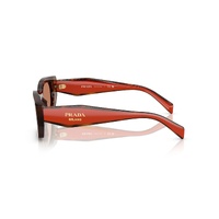 Prada PRB05S 01K90Q-53 Juniper Tortoise w Cotto / Brown Lenses