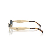 Prada PRD50S ZVN70B-57 Pale Gold / Dark Grey Lenses