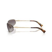 Miu Miu MUA50S ZVN30C-68 Pale Gold / Blue Gradient Silver Mirror Lenses