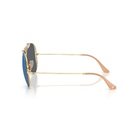 Ray-Ban The Outdoorsman By Dolce & Gabbana RB3029M 001/55-58 Arista Gold / Dark Blue Mirror Lenses