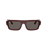 Ray-Ban RB4454M F710B1-56 Scuderia Ferrari Lewis Hamilton Driver Special Edition 2026 | Red Transparent / Dark Grey Lenses
