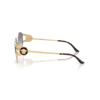 Versace VE2303 152579-54 Gold w Havana / Clear Blue Gradient Lenses