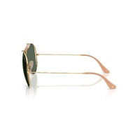 Ray-Ban The Shooter By Dolce & Gabbana RB3138M 001/71-54 Arista Gold / Dark Green Lenses