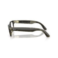 Ray-Ban x Meta (Gen 2) Blayzer Optics RW7001 8530-50 Transparent Dark Olive / Demo Lens Lenses