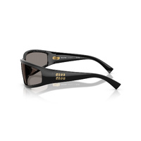 Miu Miu MUC06SU 16K80Q-69 Black / Dark Grey Lenses