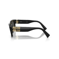 Miu Miu MUC04S 16K08Z-53 Black / Dark Grey Lenses