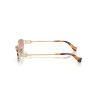 Miu Miu MUC51S ZVN70O-54 Pale Gold / Clear Pink Gradient Lenses