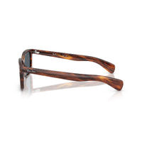 Ray-Ban RB2234 954/R5-53 Brunel Striped Havana / Dark Blue Lenses