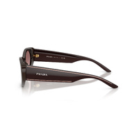 Prada PRD23SU 27I51B-53 Cigar / Brown Violet Gradient Lenses
