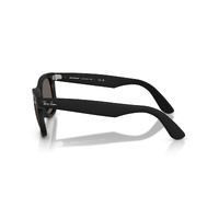 Ray-Ban RB4340 601SB1-50 Wayfarer Ease Matte Black / Dark Grey Lenses
