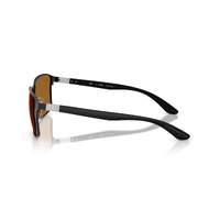 Ray-Ban RB3721CH 186/BB-59 Matte Black On Black / Bronze Urban Polarised Lenses