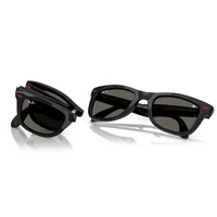 Ray-Ban x Spider Man RB4105 6926B1-50 Folding Wayfarer Black / Dark Grey Lenses