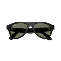 Ray-Ban x Meta (Gen 3) Aviator RW4016 601/9A-54 Shiny Black / G15 Green Polarised Lenses