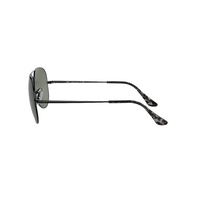 Ray-Ban RB3689 914831-58 Aviator Metal II Black / Green Classic G-15 Lenses