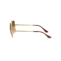 Ray-Ban RB1971 914751-54 Square Arista Gold / Clear Gradient Brown Lenses