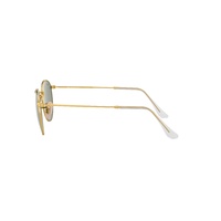 Ray-Ban RB3447 001/58-50 Round Metal Gold / Green Classic G-15 Polarised Lenses