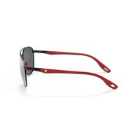Ray-Ban RB3659M F0026G-57 Scuderia Ferrari Collection Black / Grey Mirror Silver Lenses