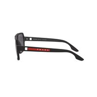 Prada Linea Rossa PS01XS DG002G-59 Black Rubber / Dark Grey Polarised Lenses