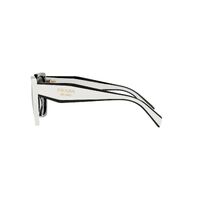 Prada PR15WS 09Q5S0-54 Black w Talc / Dark Grey Lenses