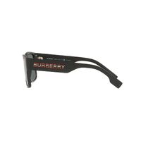 Burberry Knight BE4358 346481-57 Black / Dark Grey Polarised Lenses