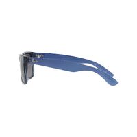 Ray-Ban RB4165 6596T3-55 Justin Transparent Blue / Grey Gradient Polarised Lenses