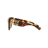 Miu Miu MU10WS VAU6S1-55 Honey Havana / Brown Gradient Lenses